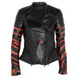 3.1 Phillip Lim Tiger Print Leather Biker Jacket