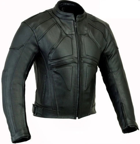 DARK RIDER STYLE HIGH QUALITY MENS MOTORBIKE MOTORCYCLE WINTER LEATHER JACKET
