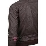 Slim Fit Nero Genuine Leather Jacket