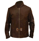 Buy X Men First Class Magneto Brown Leather Jacket