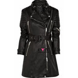 Burberry Prorsum Quilted Trench Leather Coat