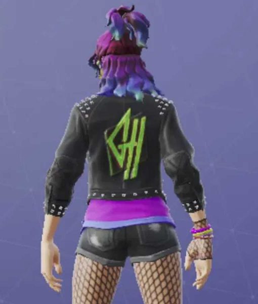 Fortnite Synth Star Leather Jacket