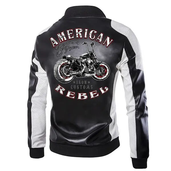 USA Men’s Biker Fashion Motorcycle Leather Jackets