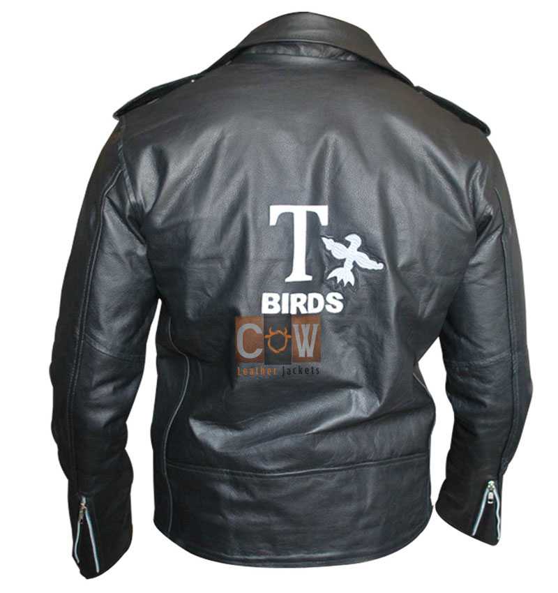 Grease - Danny's T-Bird Delux Leather Jacket Costume