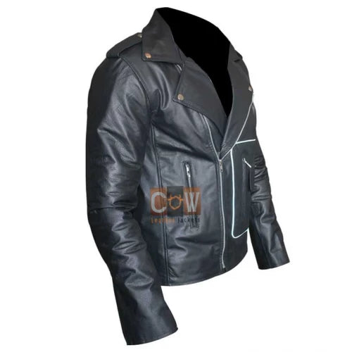 Grease - Danny's T-Bird Delux Leather Jacket Costume