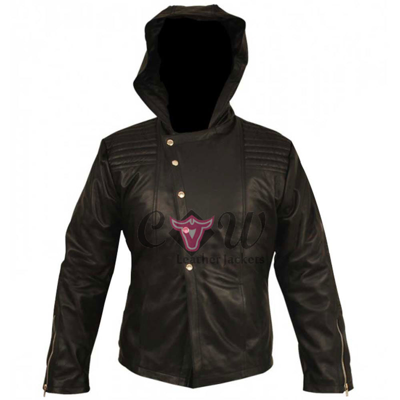 Mortal Instruments City of Bones Jace Wayland Hooded Black Jacket