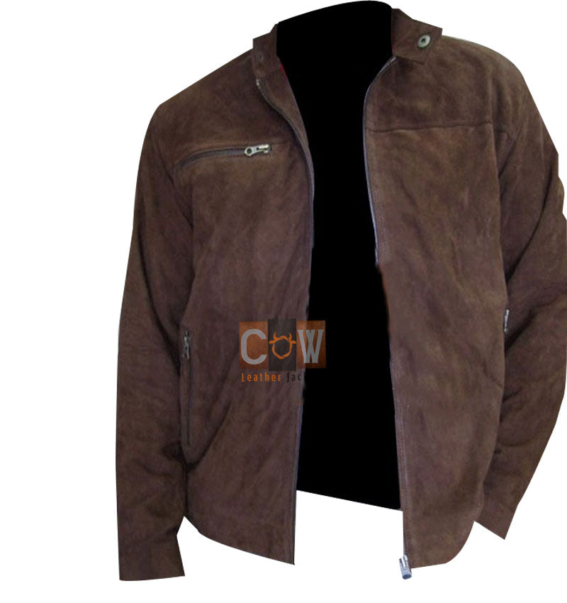 Mission Impossible Tom Cruise Suede Leather Jacket for Sale