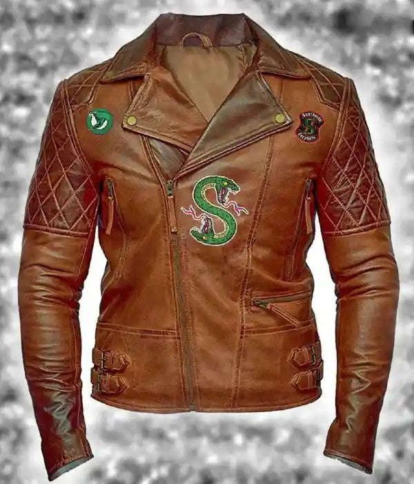 Riverdale Leather Brown South Side Jacket For Men