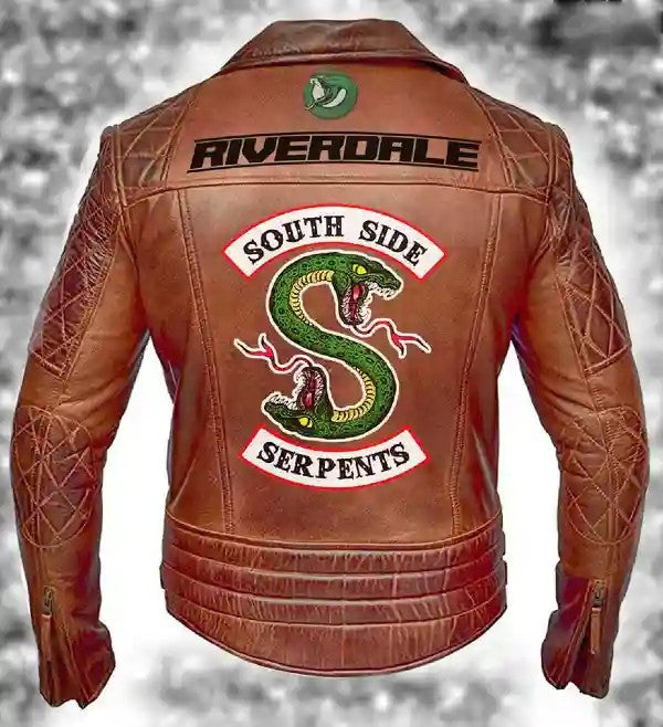Riverdale Leather Brown South Side Jacket For Men