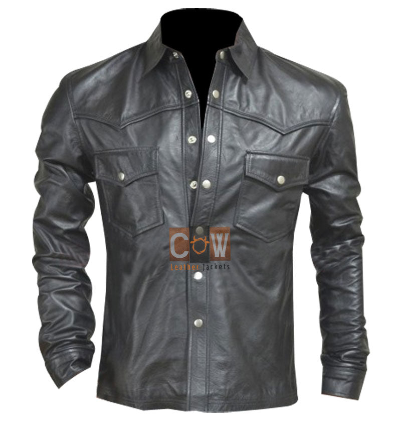 The Walking Dead Season 4 Governor (David Morrissey) Leather Jacket