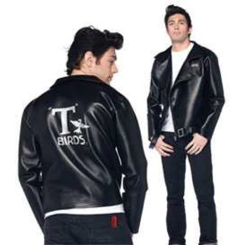 Grease - Danny's T-Bird Delux Leather Jacket Costume