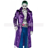Jared Leto Joker Faux Leather Coat