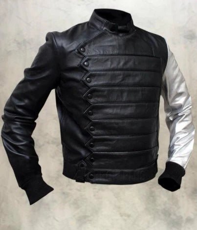 Captain America winter soldier bucky leather jacket